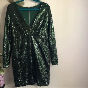 Charlotte Russe Dresses - Charlotte Russe | Emerald Green Sequin Dress Charlotte Russe Dresses - Charlotte Russe | Emerald Green Sequin Dress